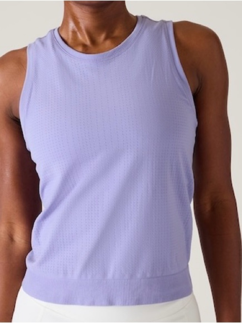 NWT Athleta In Motion Seamless Tank Top Lavender XS